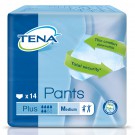 TENA Pants Plus M, Einweghosen, blau (4 x 14 Stck.) 