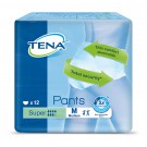 TENA Pants Super M, Einweghosen grün (4 x 12 Stck.) 